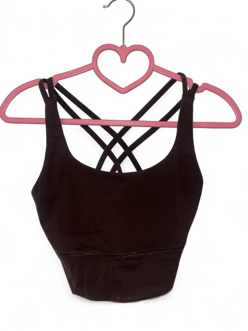 brown quince sports bra